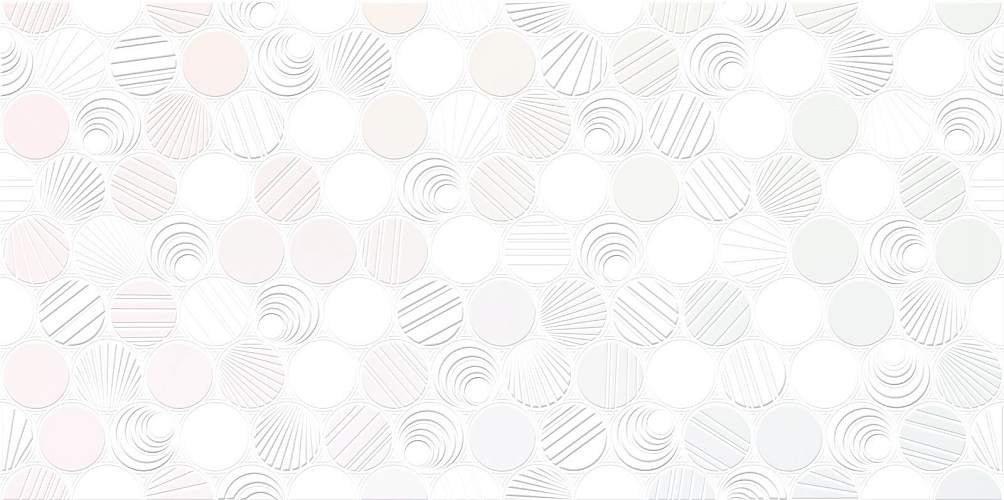 Декор Bolle Белый DWU09BOL001 Глянцевый 24,9x50