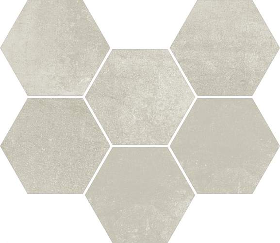 Мозаика Экспо Уайт Гексагон/ Expo White Hexagon 25x29
