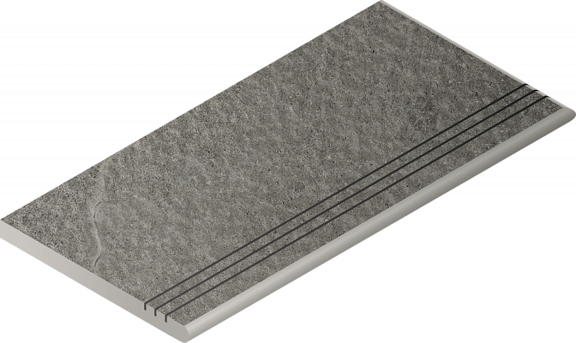 Ступень Contempora Carbon Gradino Round Grip Dx Закругл Правая 620040000029 30x60