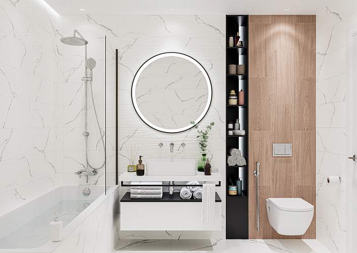 Anima Белый GT60601503MR Керамогранит 60x60