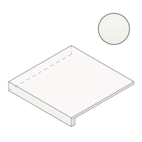 Ступень угловая левая Charme Advance Сremo Delicato Scal.160 Ang.Sx Nat 620070002022 33x160