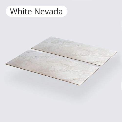 White Nevada Белый Полированный Керамогранит 60x120