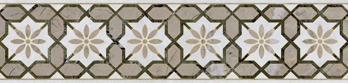 Бордюр Серенада 5 VT\A575\11000R Глянцевый Обрезной 7,2x30