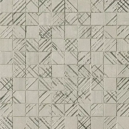 Bloom Metal Grey Silver Mosaico fOY2 30,5x30,5