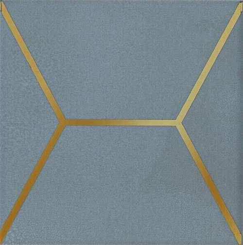 Декор Витраж Голубой OP\E181\17067 15x15