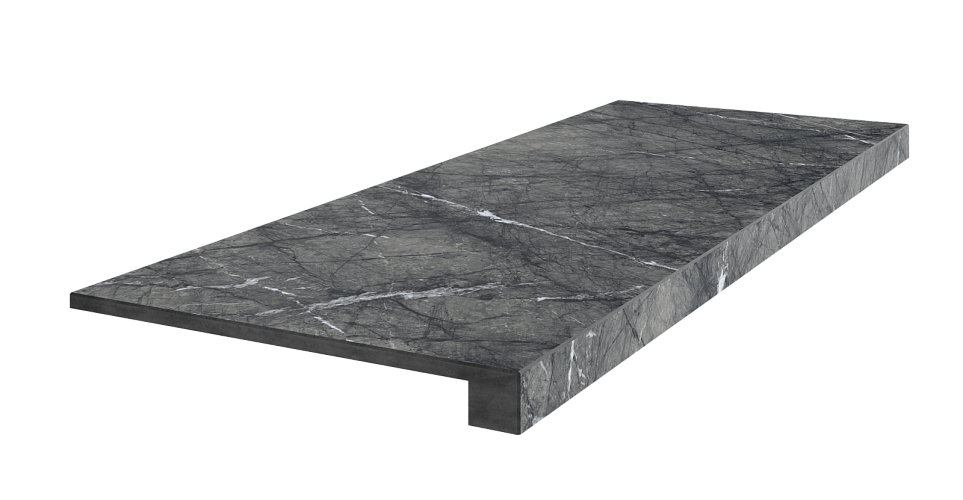 Ступень фронтальная Уффици Блэк / Uffizi Black.90 Front 33x90