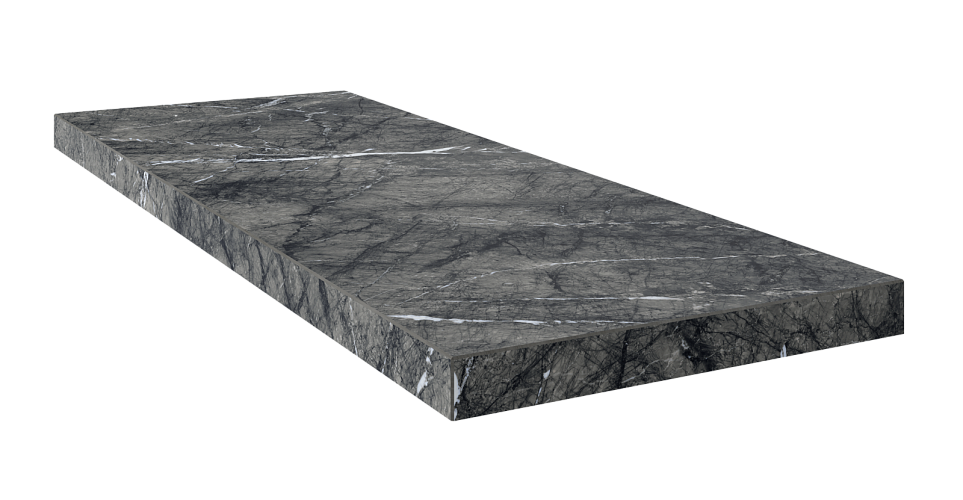 Ступень угловая правая Уффици Блэк / Uffizi Black Scal.90 Ang.Dx 33x90