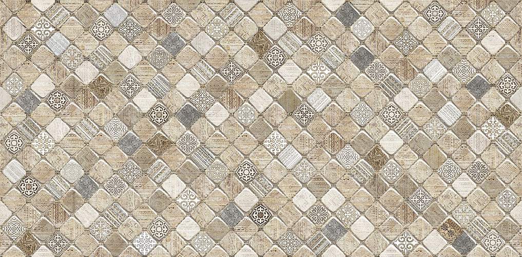 Lorens Обрезная Коричневый TWU09LRS47R Глянцевая 24,3x49,4