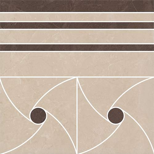 Декор Версаль наборный ID108T 30x30