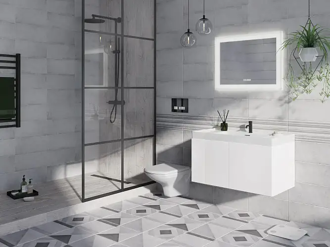 Motley Светло-Серый A17924 Матовый Керамогранит 29,8x29,8