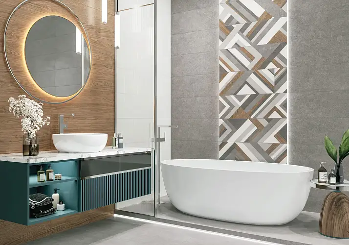 Stereo Серая TWU3090STO70R Матовая 30x90