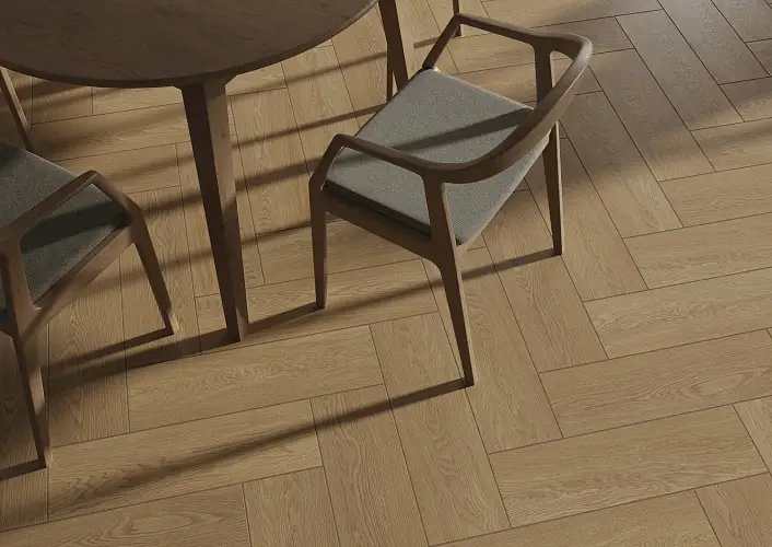 Teakwood Бежевый A17900 Рельефный Матовый Керамогранит 18,5x59,8