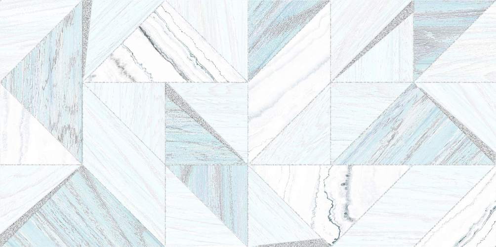 Декор North Голубой DWU09NRT006 Глянцевый 24,9x50