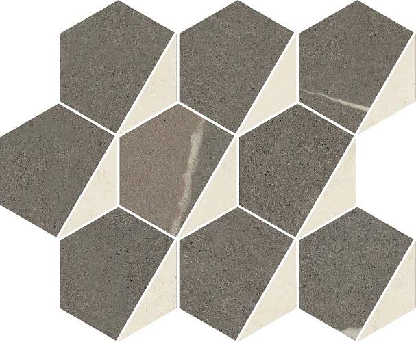 Мозаика Metropolis Hexagon Warm 620110000160 25,4x31