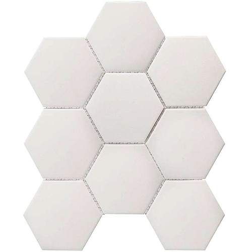 Мозаика Hexagon big White Antislip 25,6x29,5