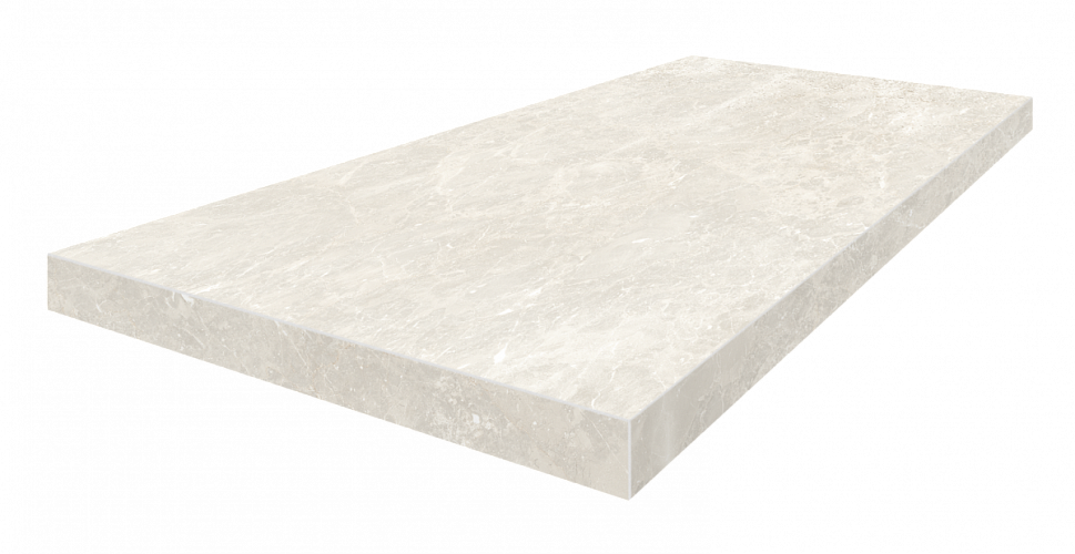 Ступень угловая левая Да Винчи Уайт / Da Vinci White Scal.60 Ang.Sx 33x60