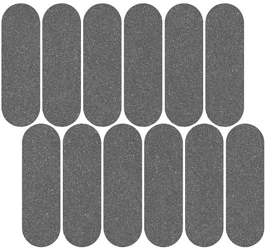 Декор Джиминьяно ID147 Наборный Антрацит Матовый 30x32