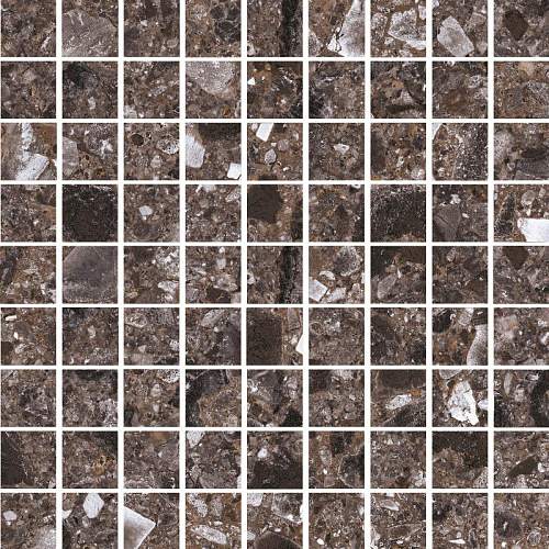 Мозаика Terrazzo Темно-Серая 30x30