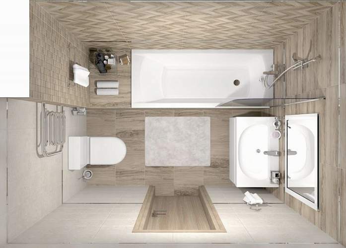 Amber Бежевый 60026 (0,84 м2/уп = 7 шт/уп) 20х60