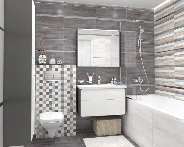 Havana Графитовый 60042 (0,84 м2/уп = 7 шт/уп) 20х60