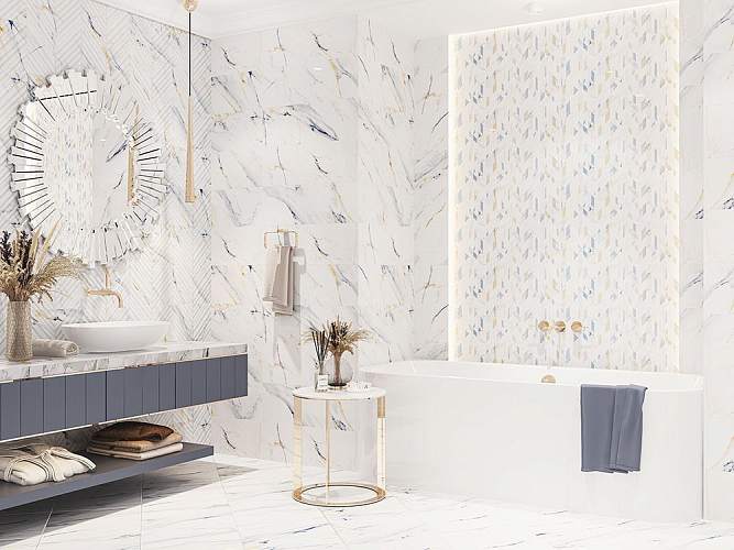 Коллекция Eletto Ceramica Calacatta Fantasy 24,2x70