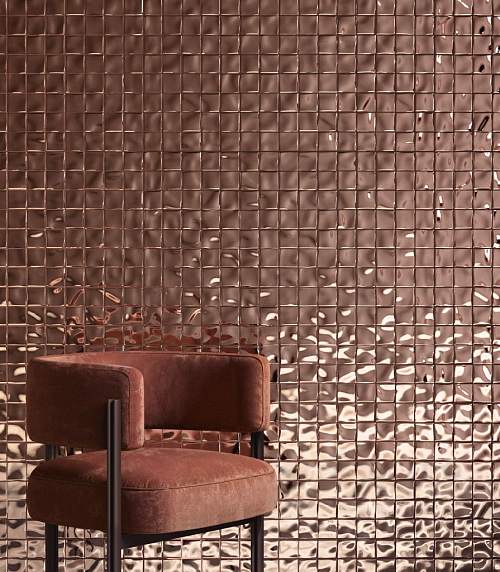 Magma Cuprum Mosaico Magic Бронзовая Металлизированная 30x30