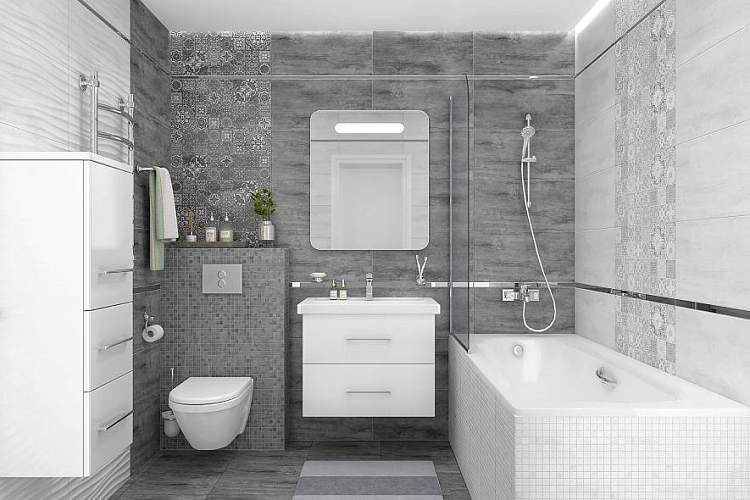 Concrete Тёмно-серый 30х60 (1,8 м2/уп = 10 шт/уп)