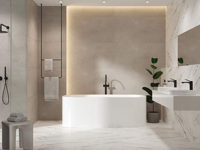 Bliss 17542 светло-бежевый ректификат Керамогранит 60x120