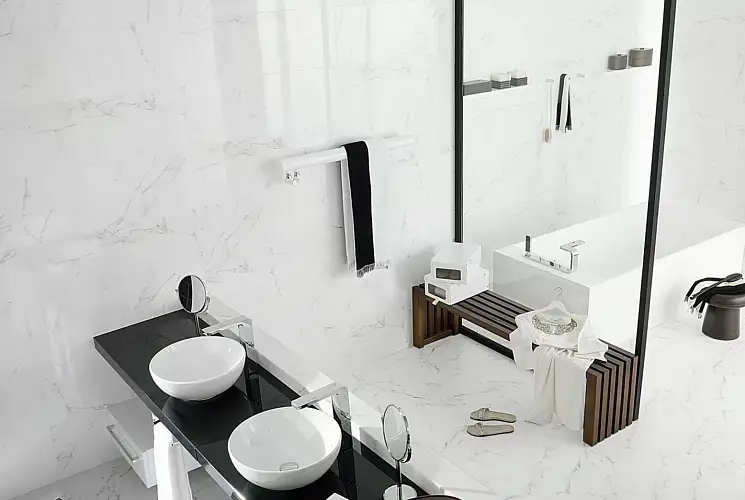 Коллекция Porcelanosa Marmol Carrara 31,6x90