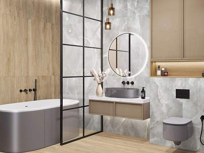 Salt Gray D60246M Матовая Керамогранит 60x60