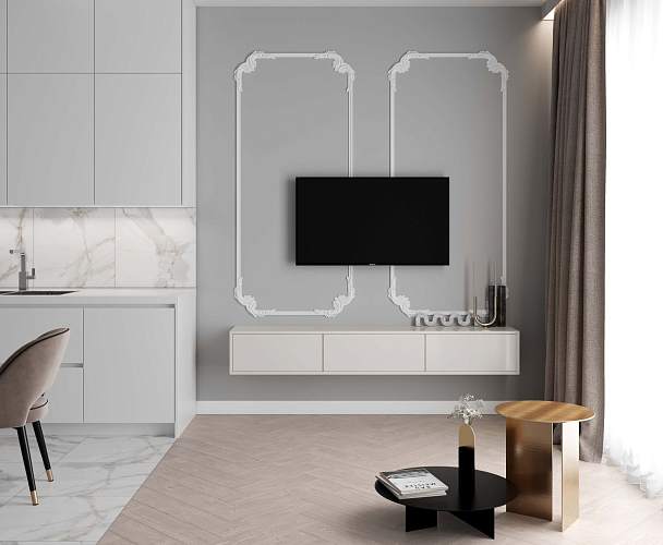 Vitus Керамогранит Белый 14,7x59,4