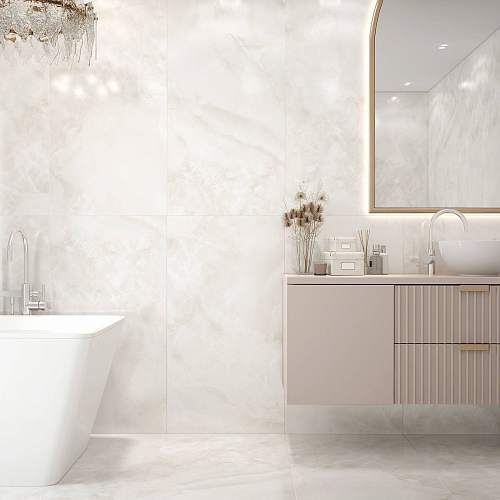 Флэйм светло-бежевый, подполированный Керамогранит 60x120