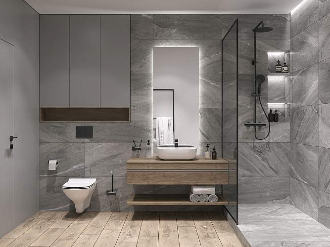 Коллекция Cersanit Castello 45x90