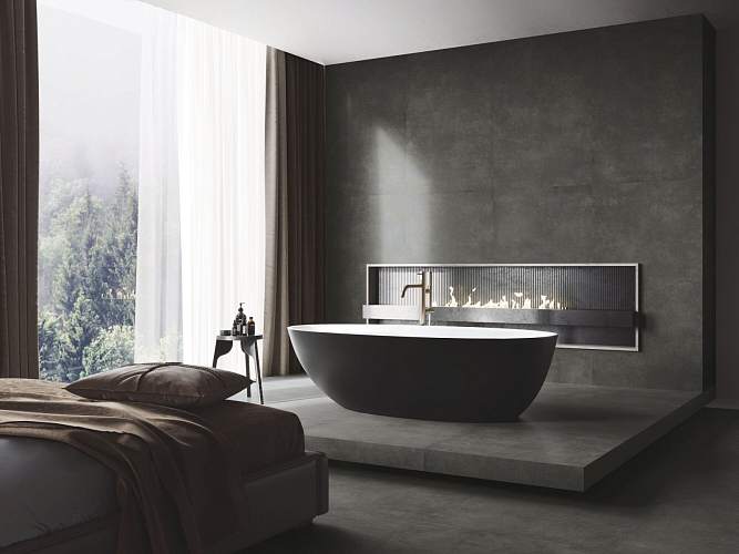 Village Soft Noir P6012RE Матовый Керамогранит 60x120