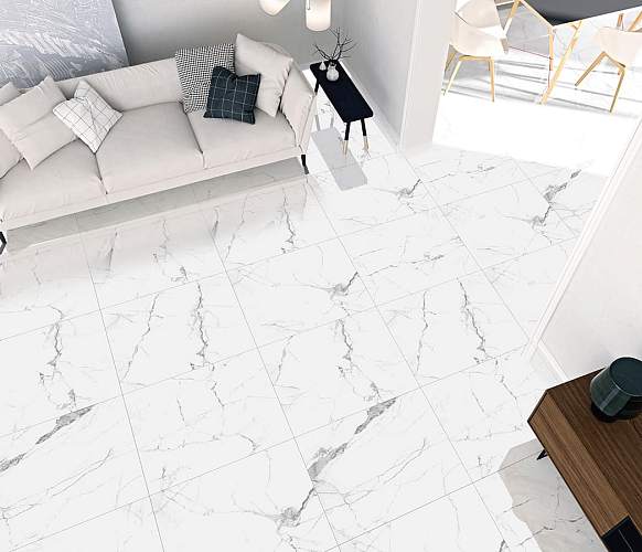 Colonial White Carving 60х60