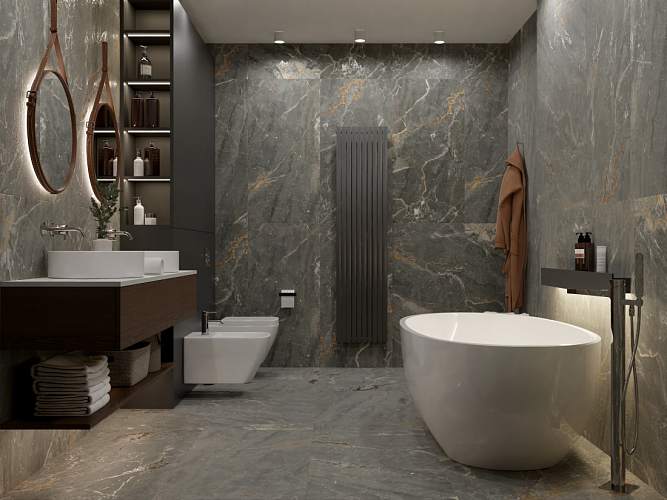 Hez Grey Grit Granula Керамогранит 60x120