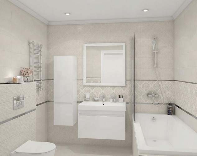 Atria Ванильный Узор 60006 (0,84 м2/уп = 7 шт/уп) 20х60