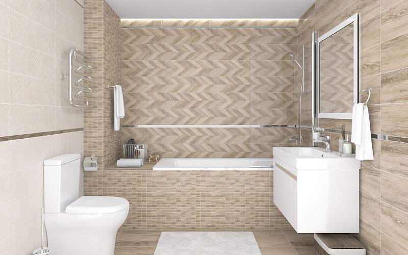 Amber Бежевый 60026 (0,84 м2/уп = 7 шт/уп) 20х60