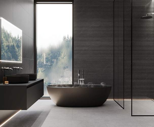 Badrock Shadow PRO Серый Матовый Керамогранит 60x120