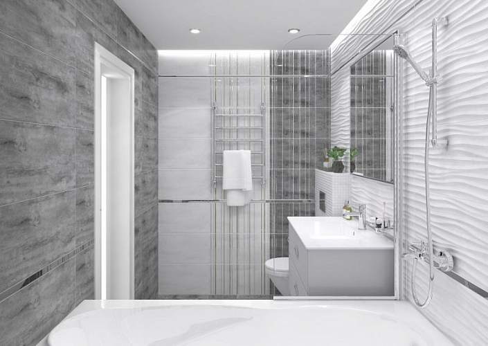 Concrete Тёмно-серый 30х60 (1,8 м2/уп = 10 шт/уп)