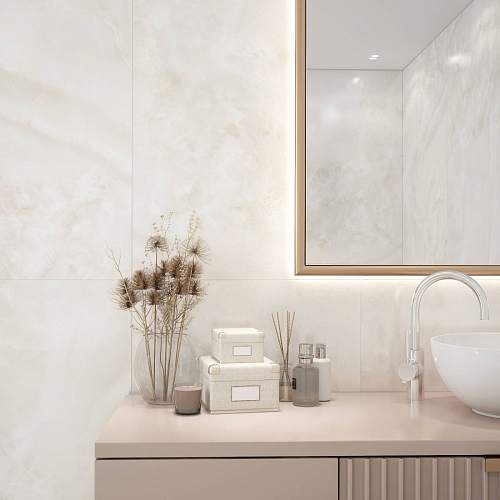 Флэйм светло-бежевый, подполированный Керамогранит 60x120