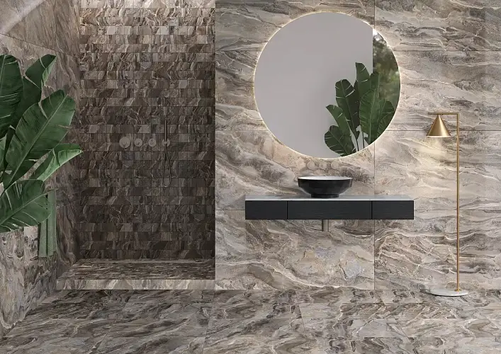 MarbleSet Оробико Темный Греж Лаппато 8 мм R9 K951333LPR Керамогранит 60x120