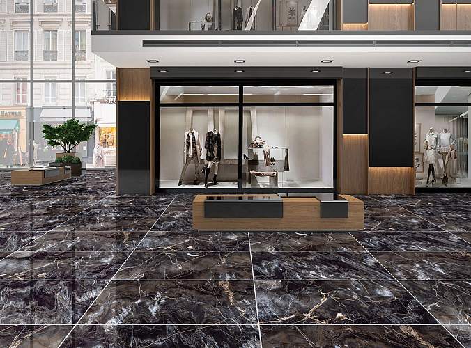 Toledo Black High Glossy Керамогранит 60x60