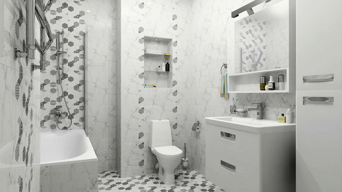 Коллекция Каррарский мрамор 25x45