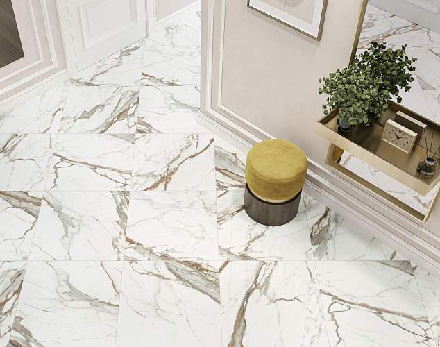 Calacatta Premium Белый D60209M Матовый Керамогранит 60x60