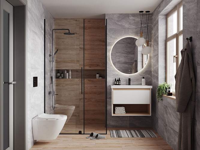 Stellar Светло-Серый A17904 Рельефный Матовый Керамогранит 29,7x59,8