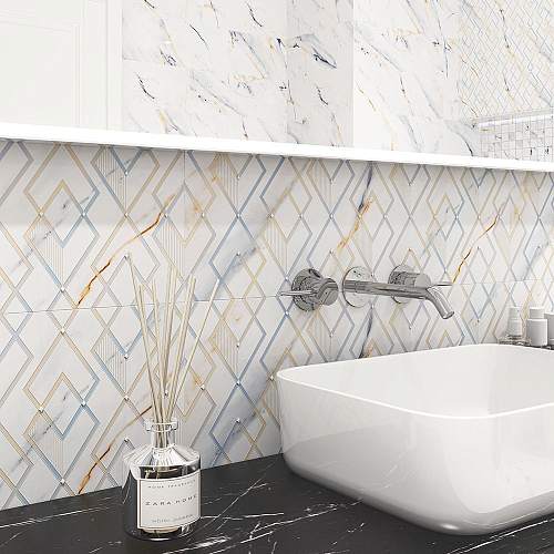 Коллекция Eletto Ceramica Calacatta Fantasy 24,2x70