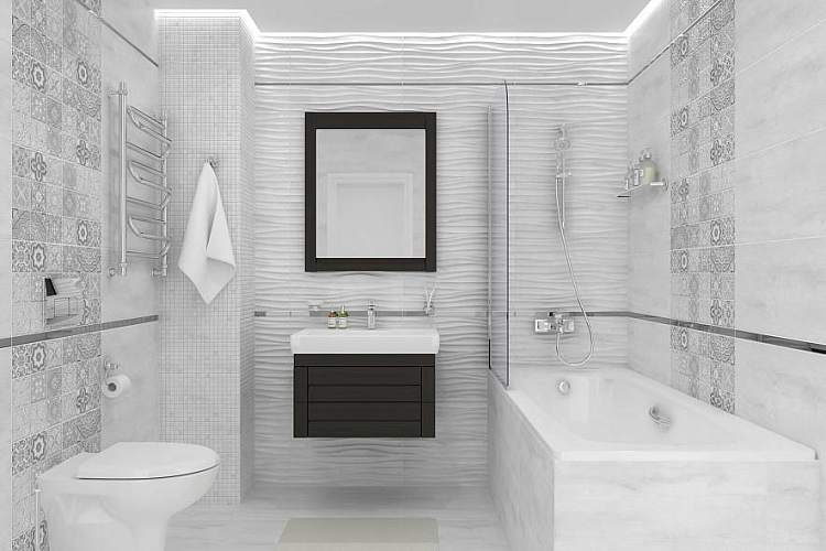 Concrete Серый Рельеф 30х60 (1,8 м2/уп = 10 шт/уп)