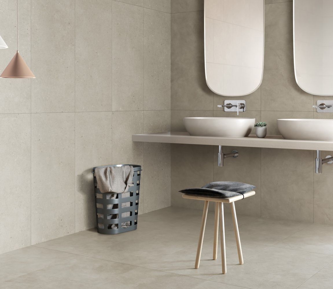 FlakeCement Кремовый Матовый 8 мм K947894R Керамогранит 60x120
