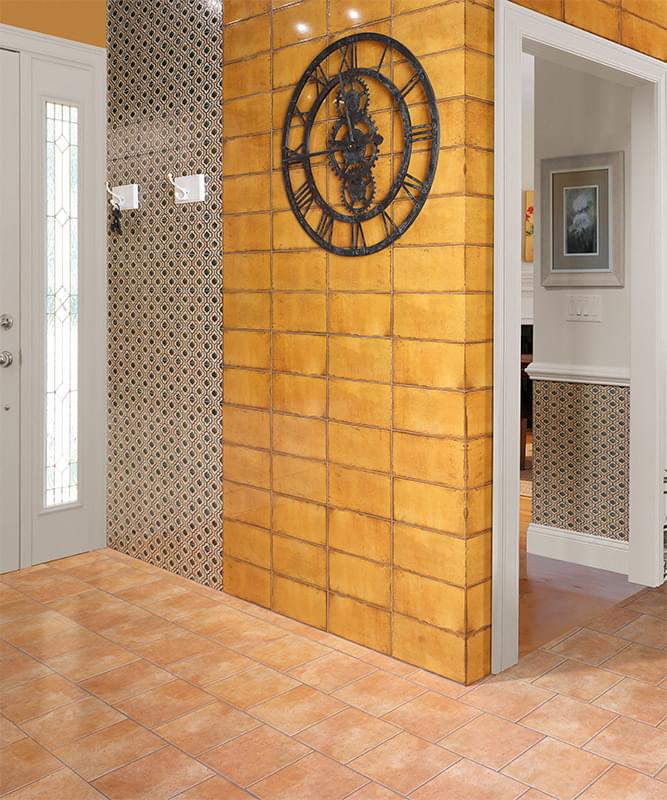 Бордюр Moldura Catania Ocre PT02034 Глянцевая 5x30